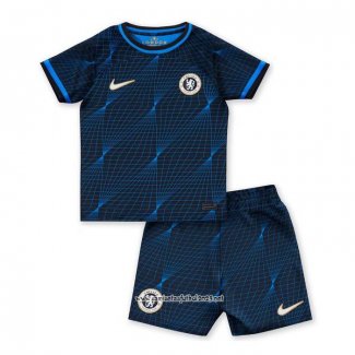 Camiseta 2ª Chelsea 2023-2024 Nino