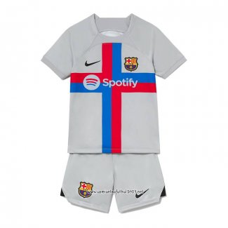 Camiseta 3ª Barcelona 2022-2023 Nino