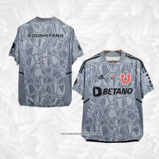 Camiseta Universidad de Chile Portero 2022 Gris Tailandia