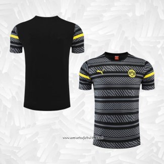 Camiseta de Entrenamiento Borussia Dortmund 2022-2023 Gris