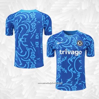 Camiseta de Entrenamiento Chelsea 2022-2023 Azul