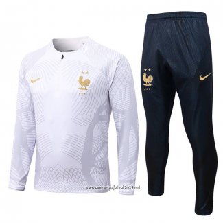 Chandal de Sudadera del Francia 2022-2023 Blanco