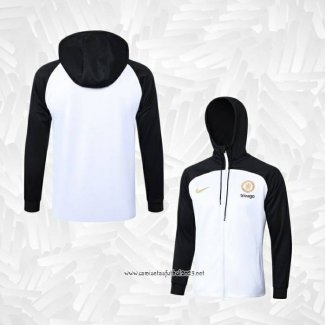 Chaqueta con Capucha del Chelsea 2023-2024 Blanco