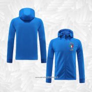 Chaqueta con Capucha del Italia 2022-2023 Azul