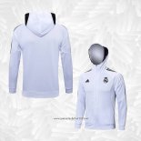 Chaqueta con Capucha del Real Madrid 2022-2023 Blanco