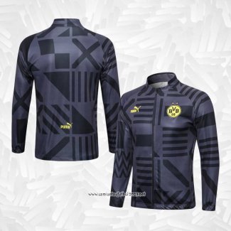 Chaqueta del Borussia Dortmund 2022-2023 Negro y Gris