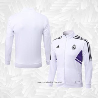 Chaqueta del Real Madrid 2022-2023 Blanco y Purpura