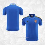 Camiseta Polo del Manchester United 2022-2023 Azul