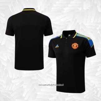 Camiseta Polo del Manchester United 2022-2023 Negro