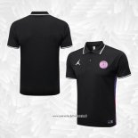 Camiseta Polo del Paris Saint-Germain Jordan 2022-2023 Negro