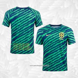 Camiseta Pre Partido del Brasil 2022 Verde