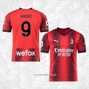 Camiseta 1ª AC Milan Jugador Giroud 2023-2024