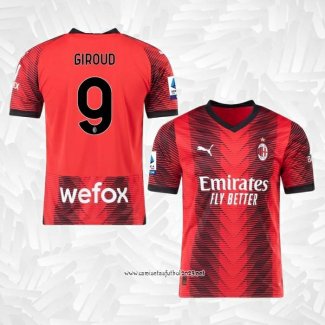 Camiseta 1ª AC Milan Jugador Giroud 2023-2024