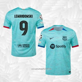 Camiseta 3ª Barcelona Jugador Lewandowski 2023-2024