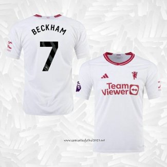 Camiseta 3ª Manchester United Jugador Beckham 2023-2024