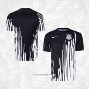 Camiseta de Entrenamiento Corinthians 2022 Negro y Blanco