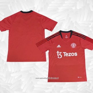 Camiseta de Entrenamiento Manchester United 2022 Rojo