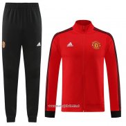 Chandal de Chaqueta del Manchester United 2023-2024 Rojo