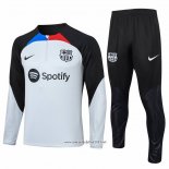 Chandal de Sudadera del Barcelona 2023-2024 Gris