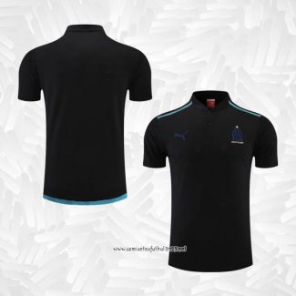 Camiseta Polo del Olympique Marsella 2022-2023 Negro