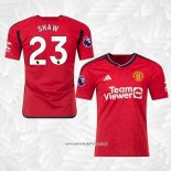 Camiseta 1ª Manchester United Jugador Shaw 2023-2024