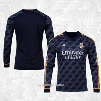 Camiseta 2ª Real Madrid 2023-2024 Manga Larga