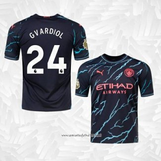 Camiseta 3ª Manchester City Jugador Gvardiol 2023-2024