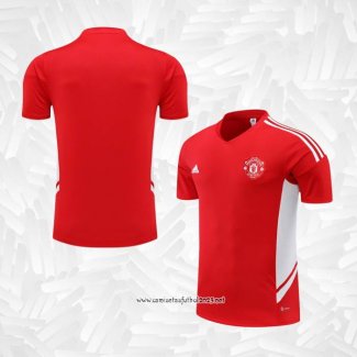 Camiseta de Entrenamiento Manchester United 2022-2023 Rojo