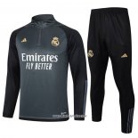 Chandal de Sudadera del Real Madrid 2023-2024 Gris