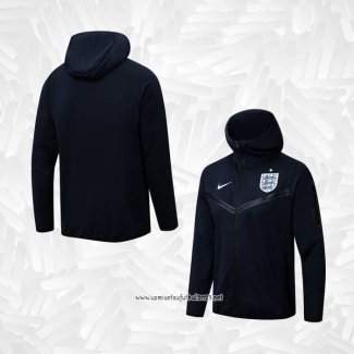 Chaqueta con Capucha del Inglaterra 2022-2023 Azul