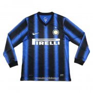 Retro Camiseta 1ª Inter Milan 2010-2011 Manga Larga