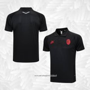 Camiseta Polo del AC Milan 2023-2024 Negro