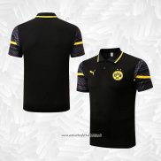 Camiseta Polo del Borussia Dortmund 2022-2023 Negro y Amarillo