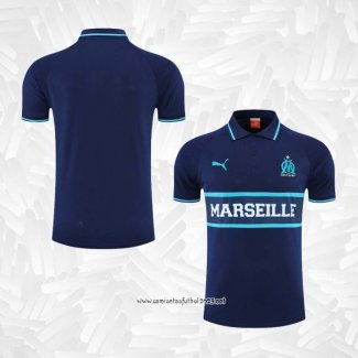 Camiseta Polo del Olympique Marsella 2022-2023 Azul Marino