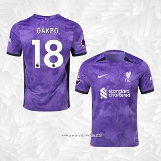 Camiseta 3ª Liverpool Jugador Gakpo 2023-2024