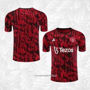 Camiseta de Entrenamiento Manchester United 2023-2024 Rojo