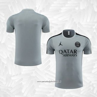 Camiseta de Entrenamiento Paris Saint-Germain Jordan 2023-2024 Gris