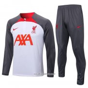 Chandal de Sudadera del Liverpool 2022-2023 Blanco