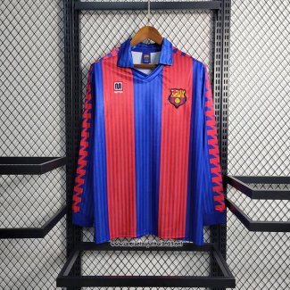 Retro Camiseta 1ª Barcelona 1992 Manga Larga