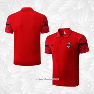 Camiseta Polo del AC Milan 2022-2023 Rojo