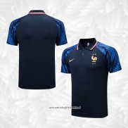 Camiseta Polo del Francia 2022-2023 Azul Oscuro