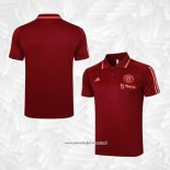 Camiseta Polo del Manchester United 2023-2024 Rojo