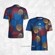 Camiseta Pre Partido del Espana 2022 Azul