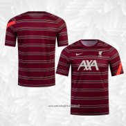 Camiseta Pre Partido del Liverpool 2022 Rojo