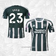 Camiseta 2ª Manchester United Jugador Shaw 2023-2024