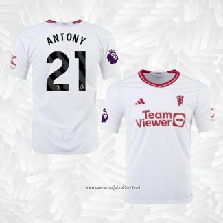 Camiseta 3ª Manchester United Jugador Antony 2023-2024