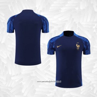 Camiseta de Entrenamiento Francia 2022-2023 Azul