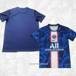 Camiseta de Entrenamiento Paris Saint-Germain 2022 Azul Oscuro