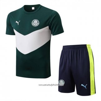 Chandal del Palmeiras 2022-2023 Manga Corta Verde - Pantalon Corto