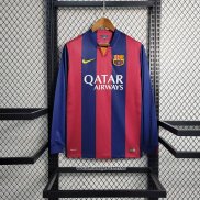 Retro Camiseta 1ª Barcelona 2014-2015 Manga Larga